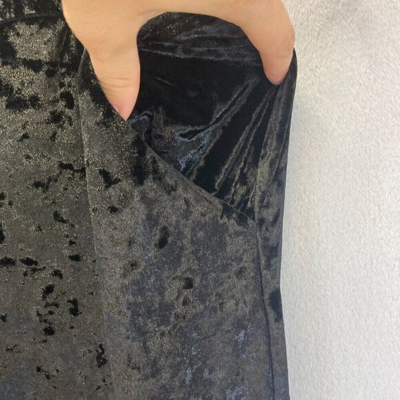 Serra Crushed Velvet Wide Leg Pants Womens XXL 20-22 Pull On Halloween Cat Witch - Picture 9 of 12